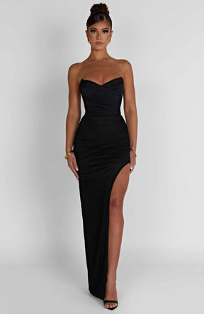 Giovanna Maxi Dress - Black Ryvelle