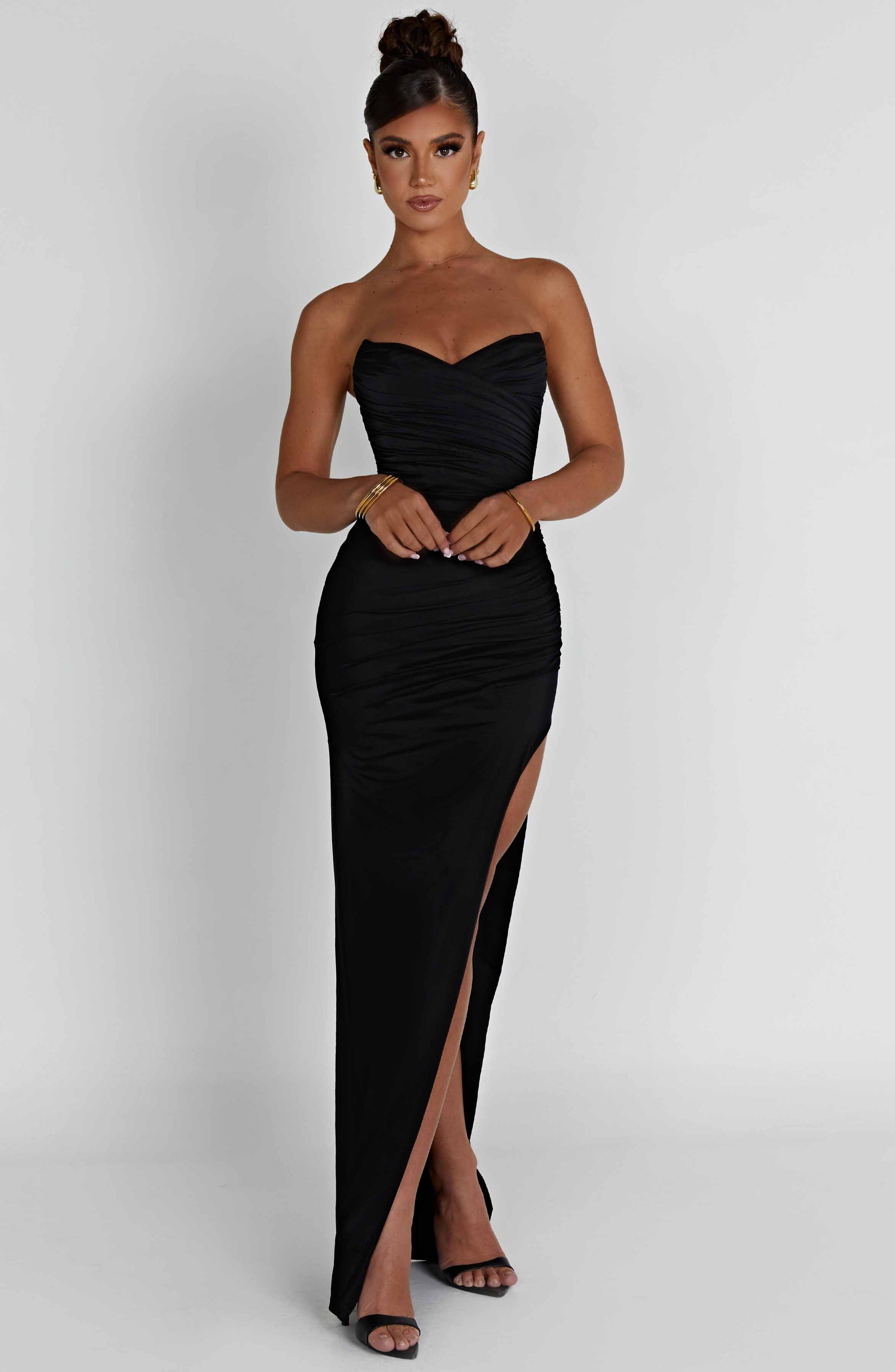 Giovanna Maxi Dress - Black Ryvelle