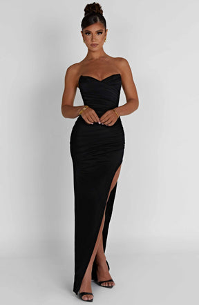 Giovanna Maxi Dress - Black Ryvelle