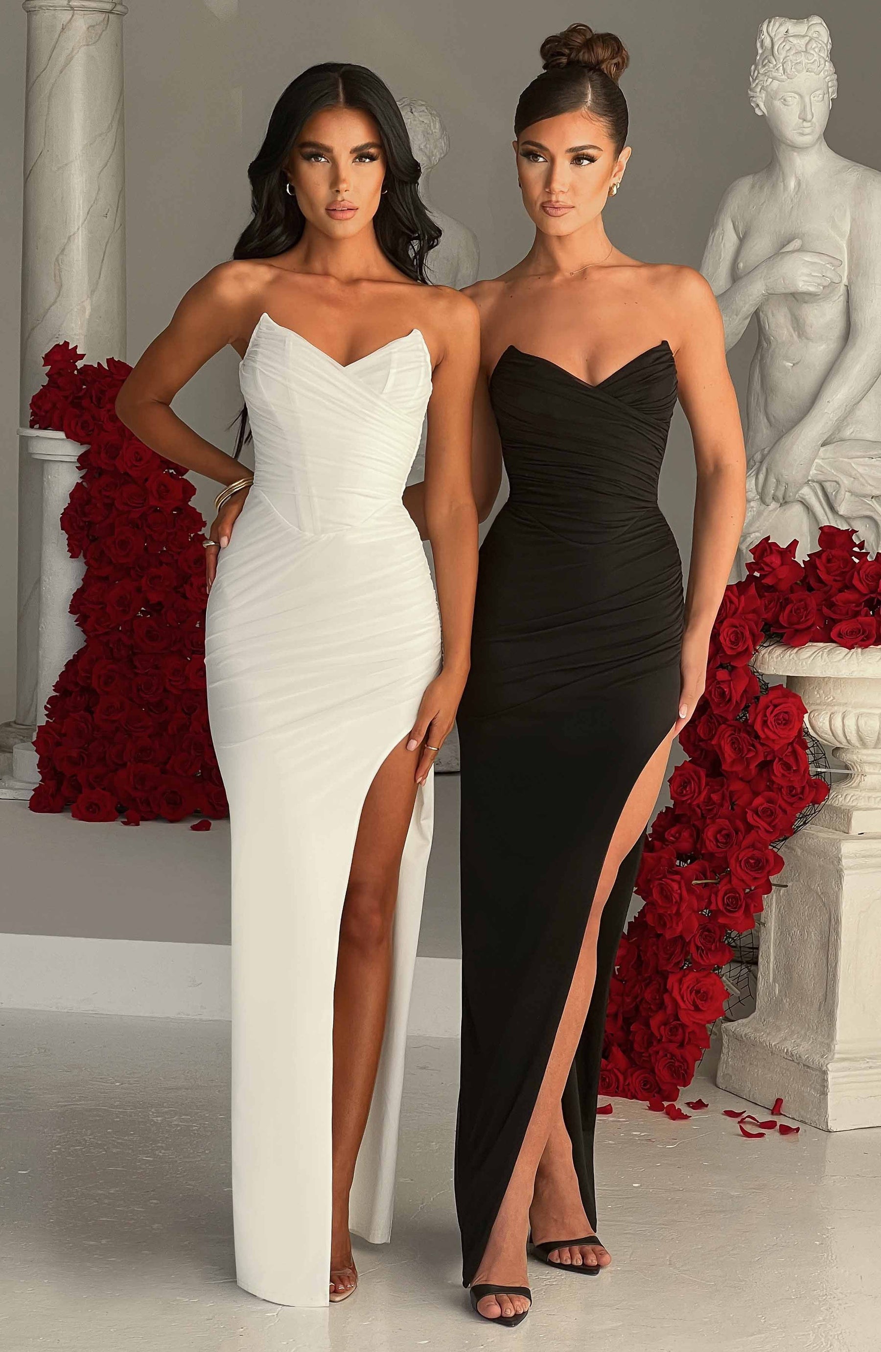 Giovanna Maxi Dress - Black Ryvelle