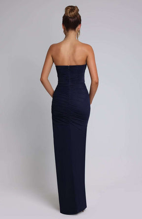 Giovanna Maxi Dress - Navy Ryvelle
