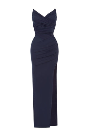 Giovanna Maxi Dress - Navy Ryvelle