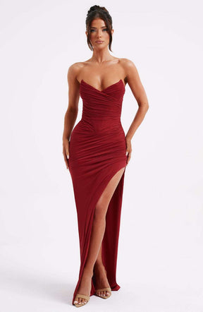 Giovanna Maxi Dress - Wine Ryvelle