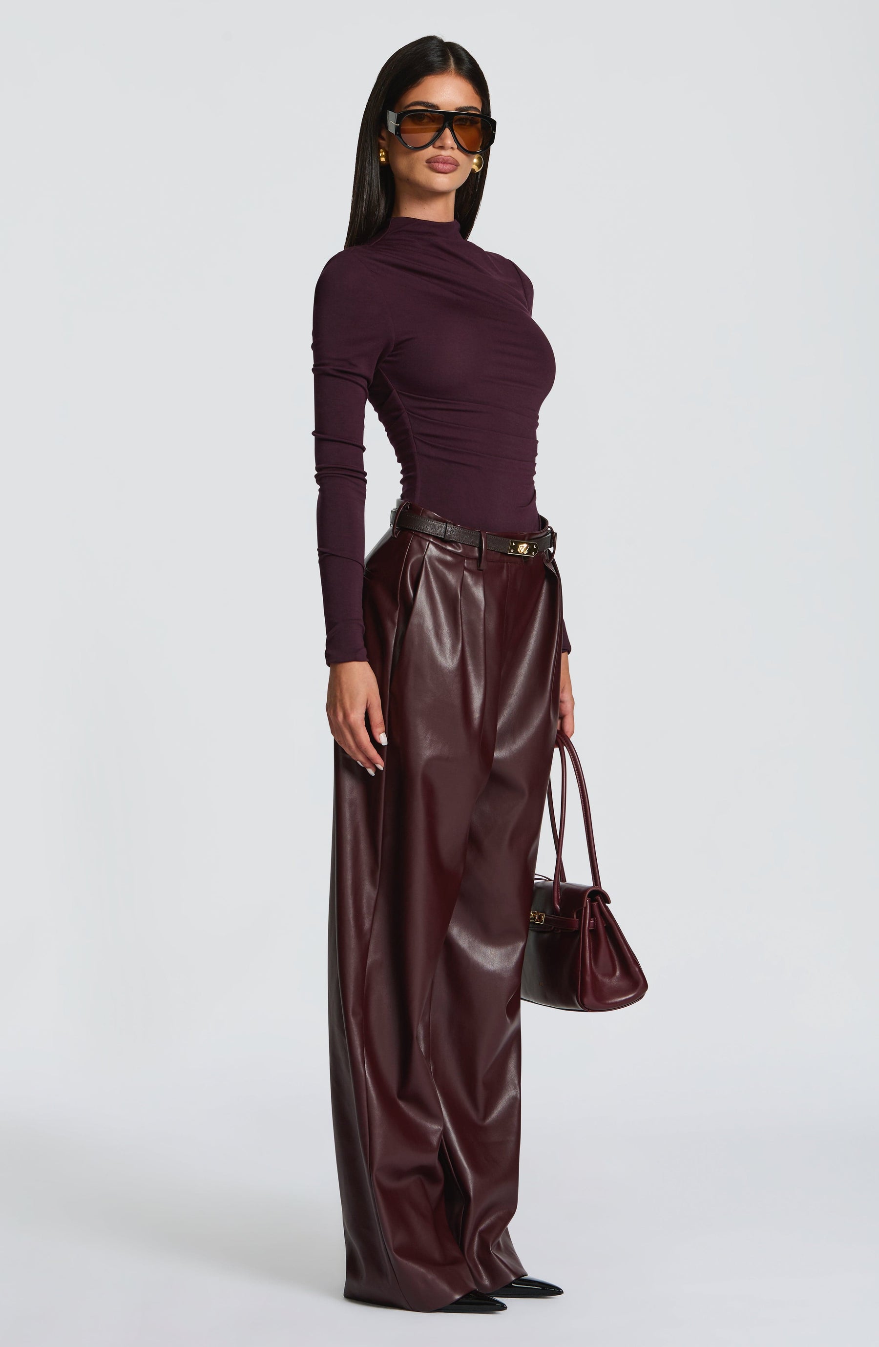 Glenda Pants - Plum Ryvelle