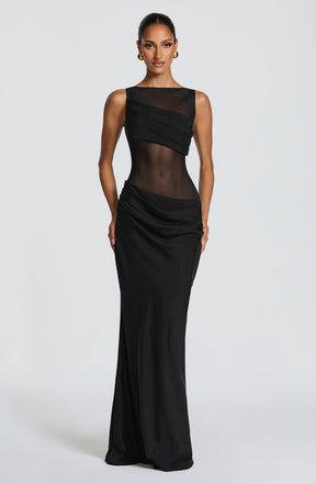 Gracelyn Maxi Dress - Black Ryvelle
