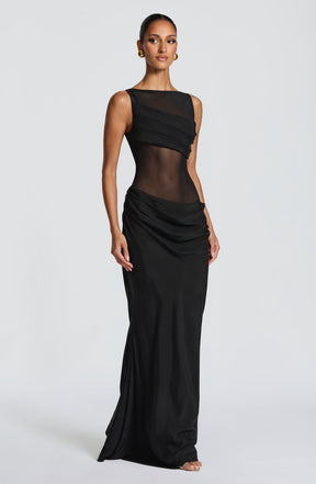 Gracelyn Maxi Dress - Black Ryvelle