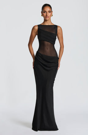 Gracelyn Maxi Dress - Black Ryvelle