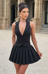 Gretchen Mini Skirt - Black Ryvelle