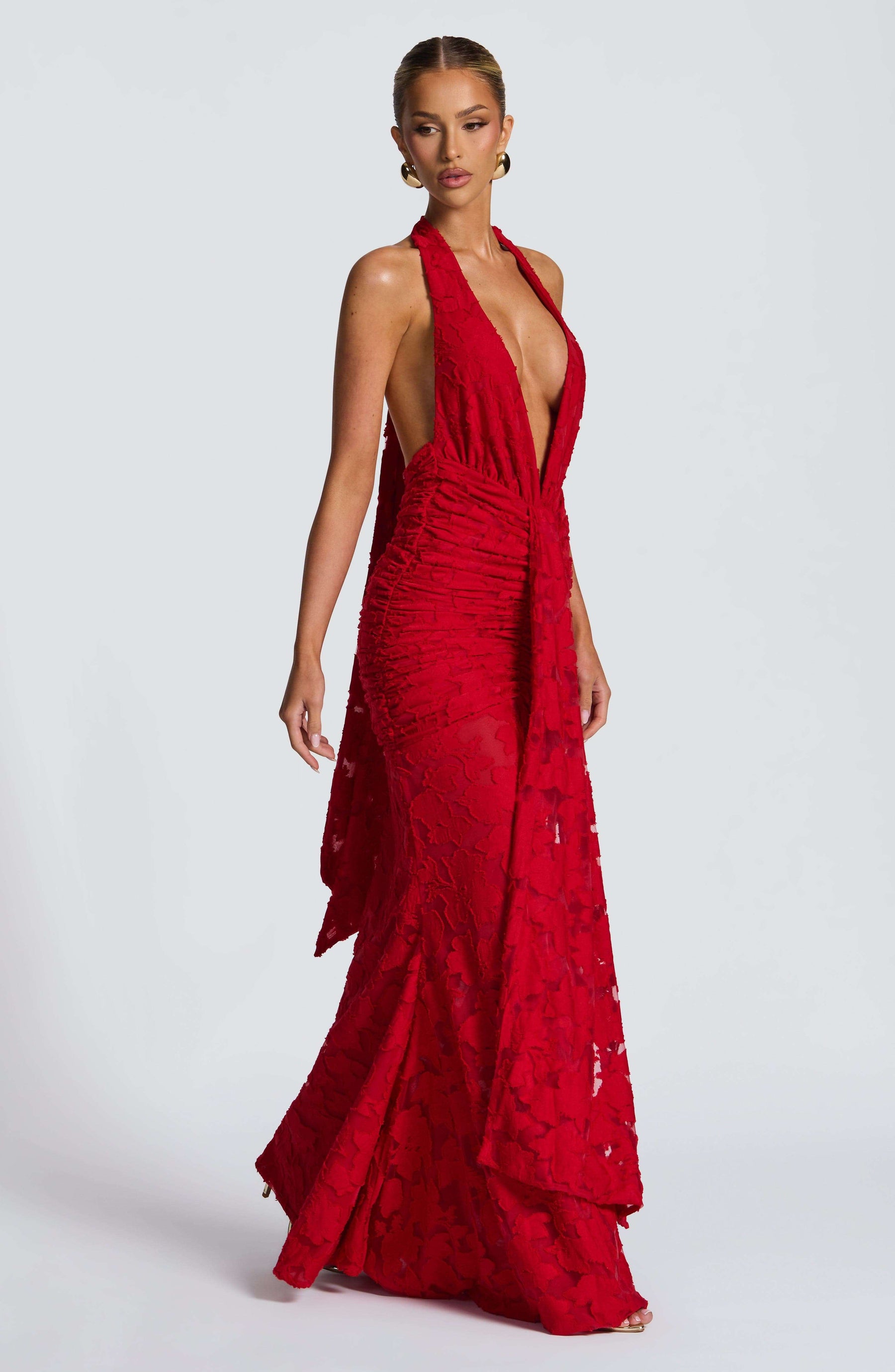 Guinevere Maxi Dress - Red Ryvelle