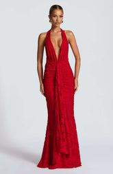 Guinevere Maxi Dress - Red Ryvelle