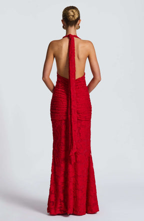 Guinevere Maxi Dress - Red Ryvelle