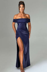 Gwendolyn Maxi Dress - Navy Ryvelle