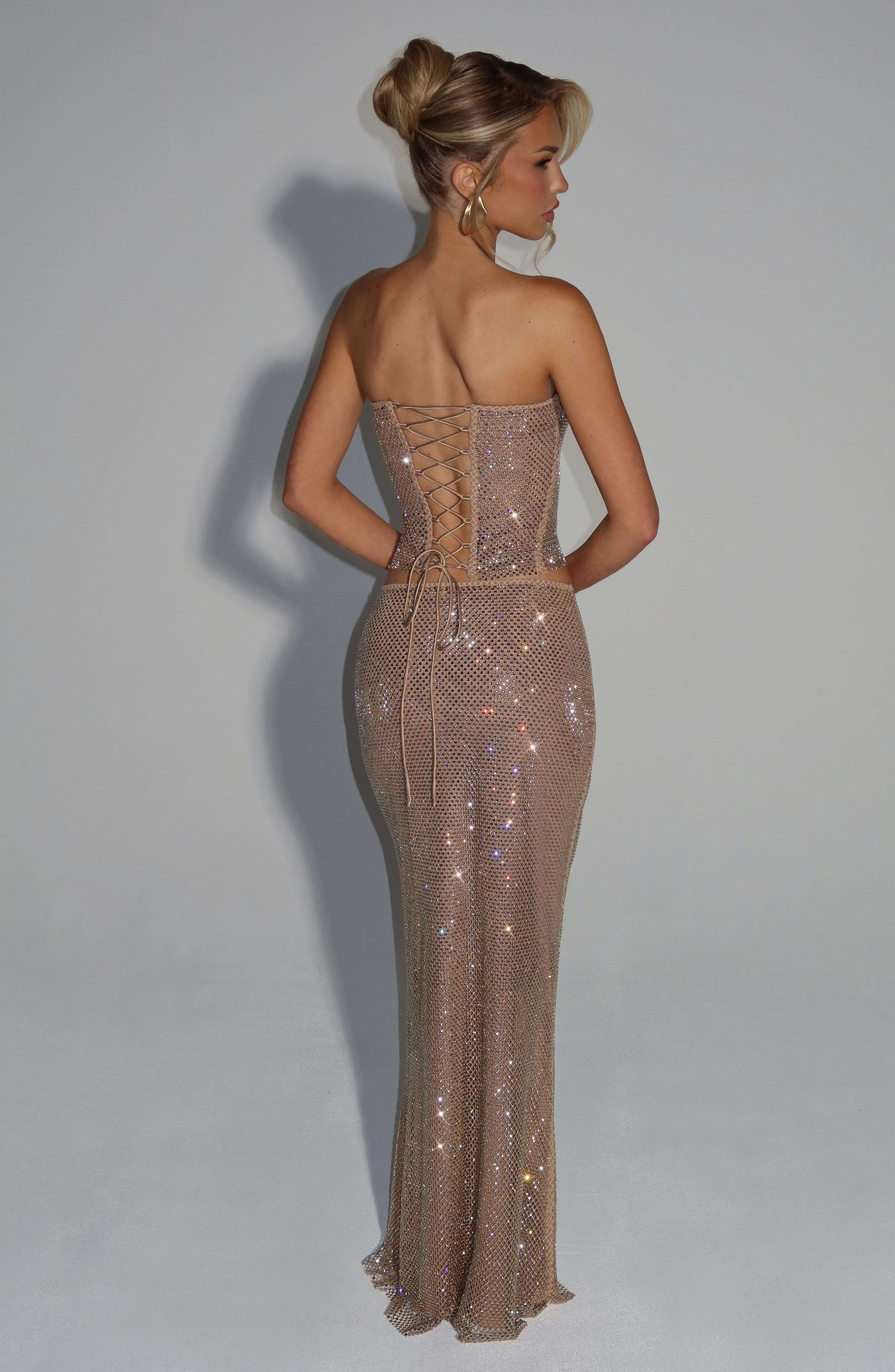 Hali Maxi Skirt - Gold Ryvelle