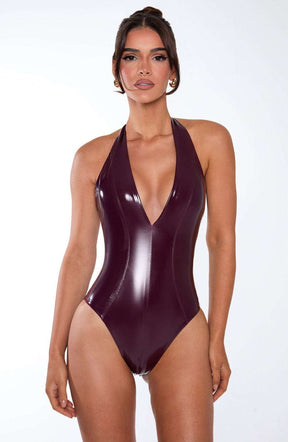 Harley Bodysuit - Cherry Lacquer Ryvelle