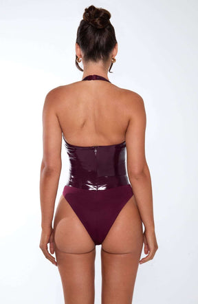 Harley Bodysuit - Cherry Lacquer Ryvelle