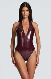 Harley Bodysuit - Cherry Lacquer Ryvelle