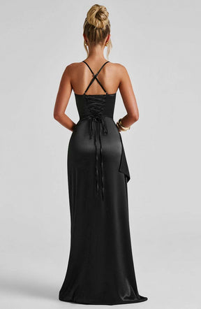 Helen Maxi Dress - Black Ryvelle