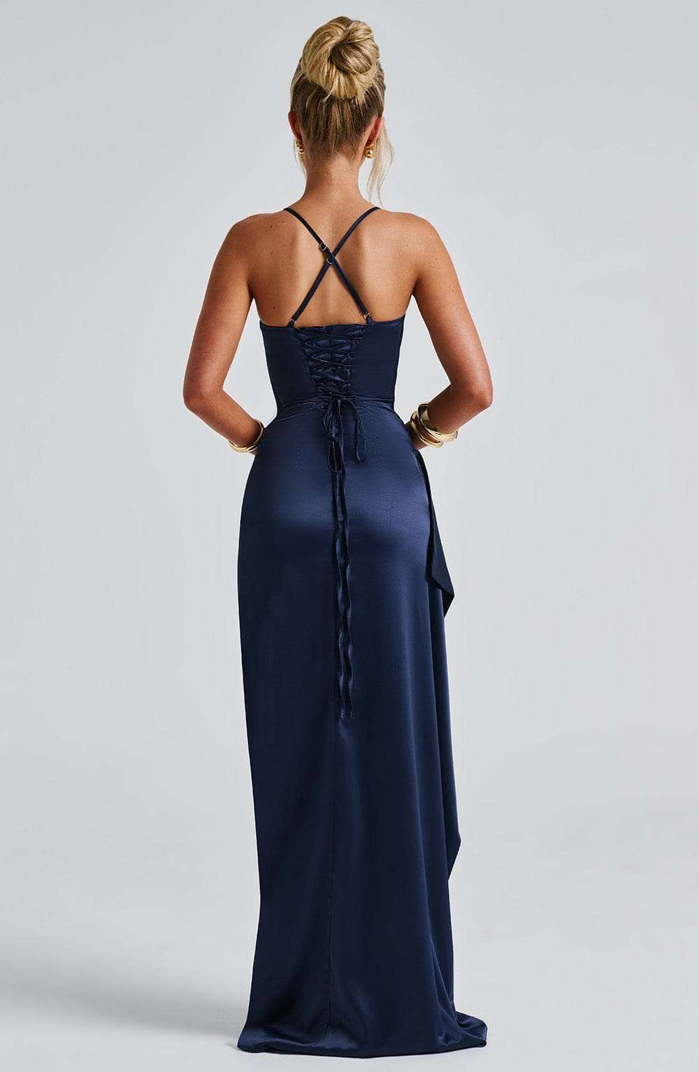 Helen Maxi Dress - Navy Ryvelle
