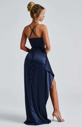 Helen Maxi Dress - Navy Ryvelle