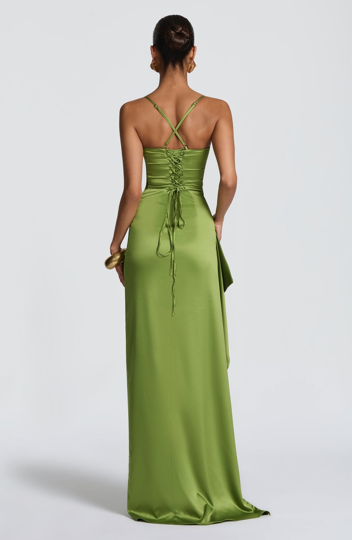 Helen Maxi Dress - Olive Ryvelle