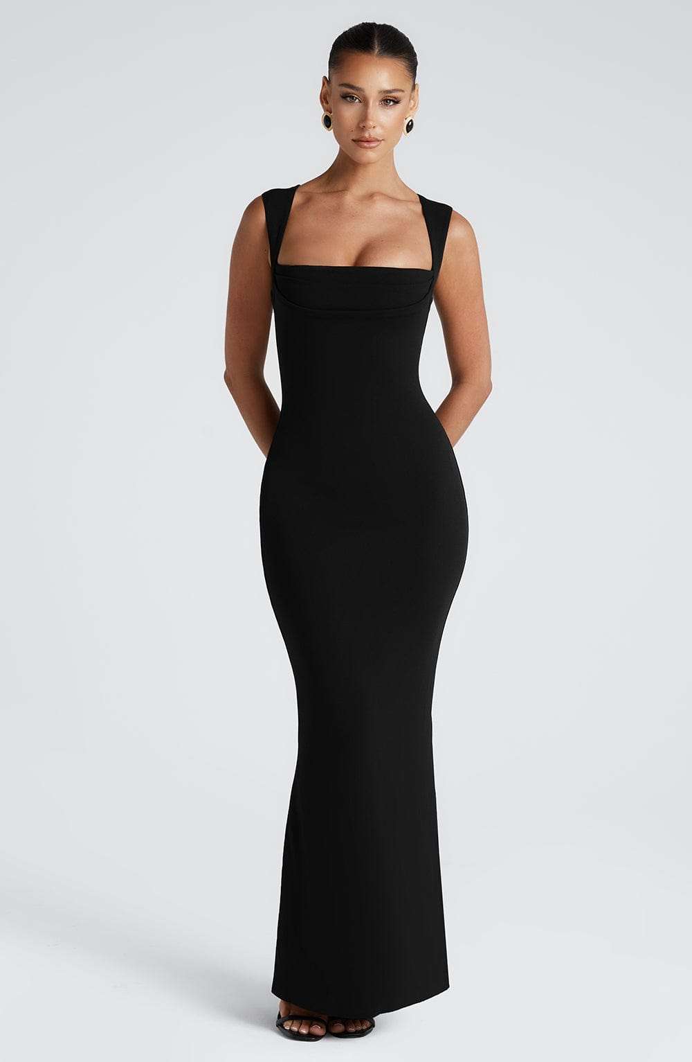 Helena Maxi Dress - Black Ryvelle