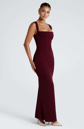 Helena Maxi Dress - Cherry Lacquer Ryvelle