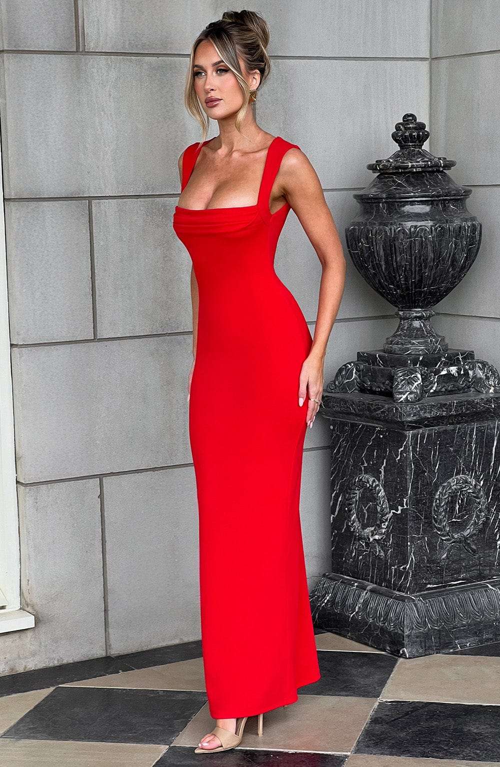 Helena Maxi Dress - Red Ryvelle