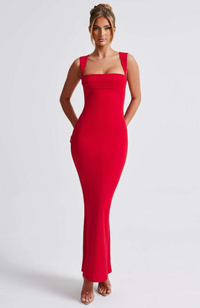 Helena Maxi Dress - Red Ryvelle
