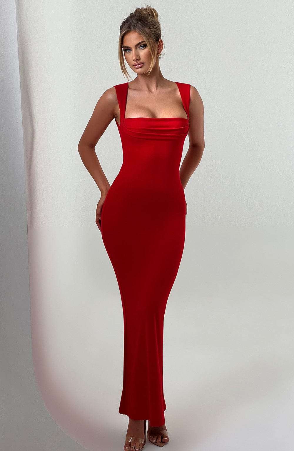 Helena Maxi Dress - Red Ryvelle