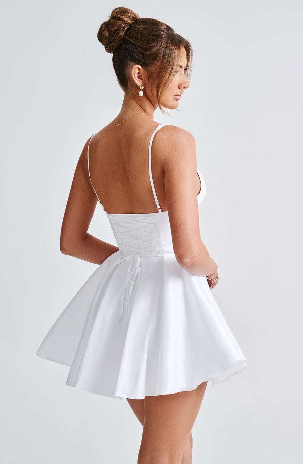 Imani Mini Dress - Ivory Ryvelle