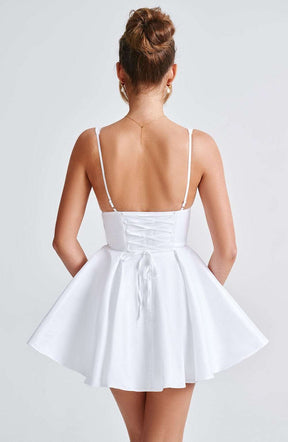 Imani Mini Dress - Ivory Ryvelle