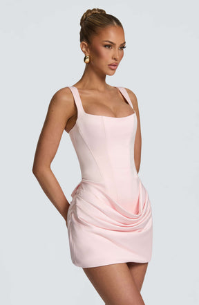 Imogen Mini Dress - Blush Ryvelle