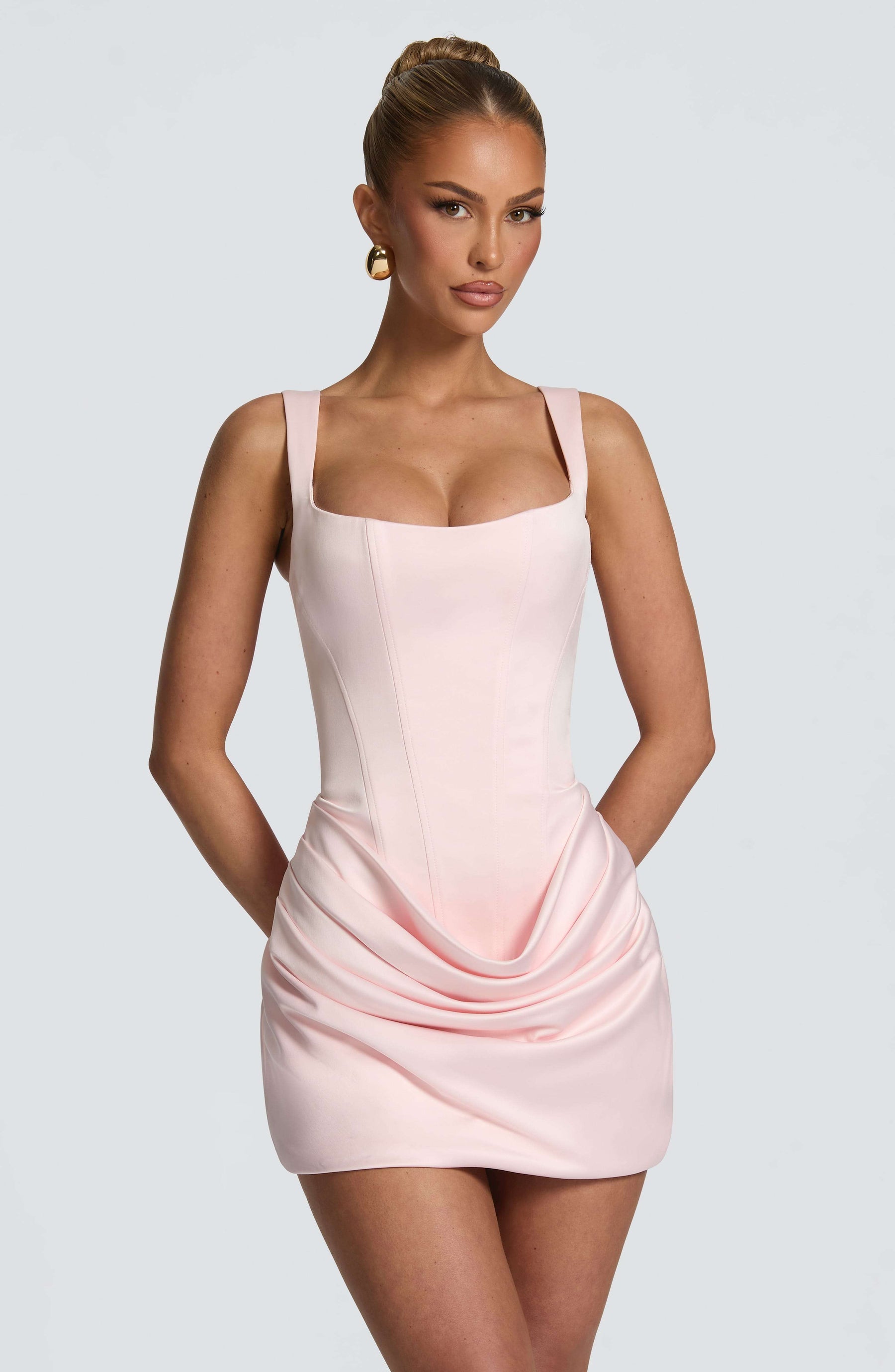 Imogen Mini Dress - Blush Ryvelle