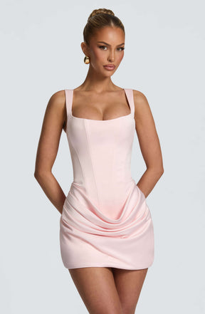 Imogen Mini Dress - Blush Ryvelle