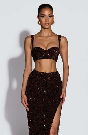 Inaya Bralette - Plum Brown Ryvelle
