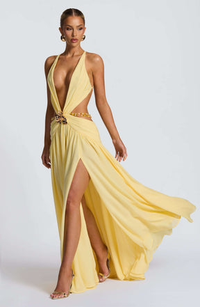 Indianna Maxi Dress - Lemon Ryvelle