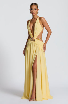Indianna Maxi Dress - Lemon Ryvelle