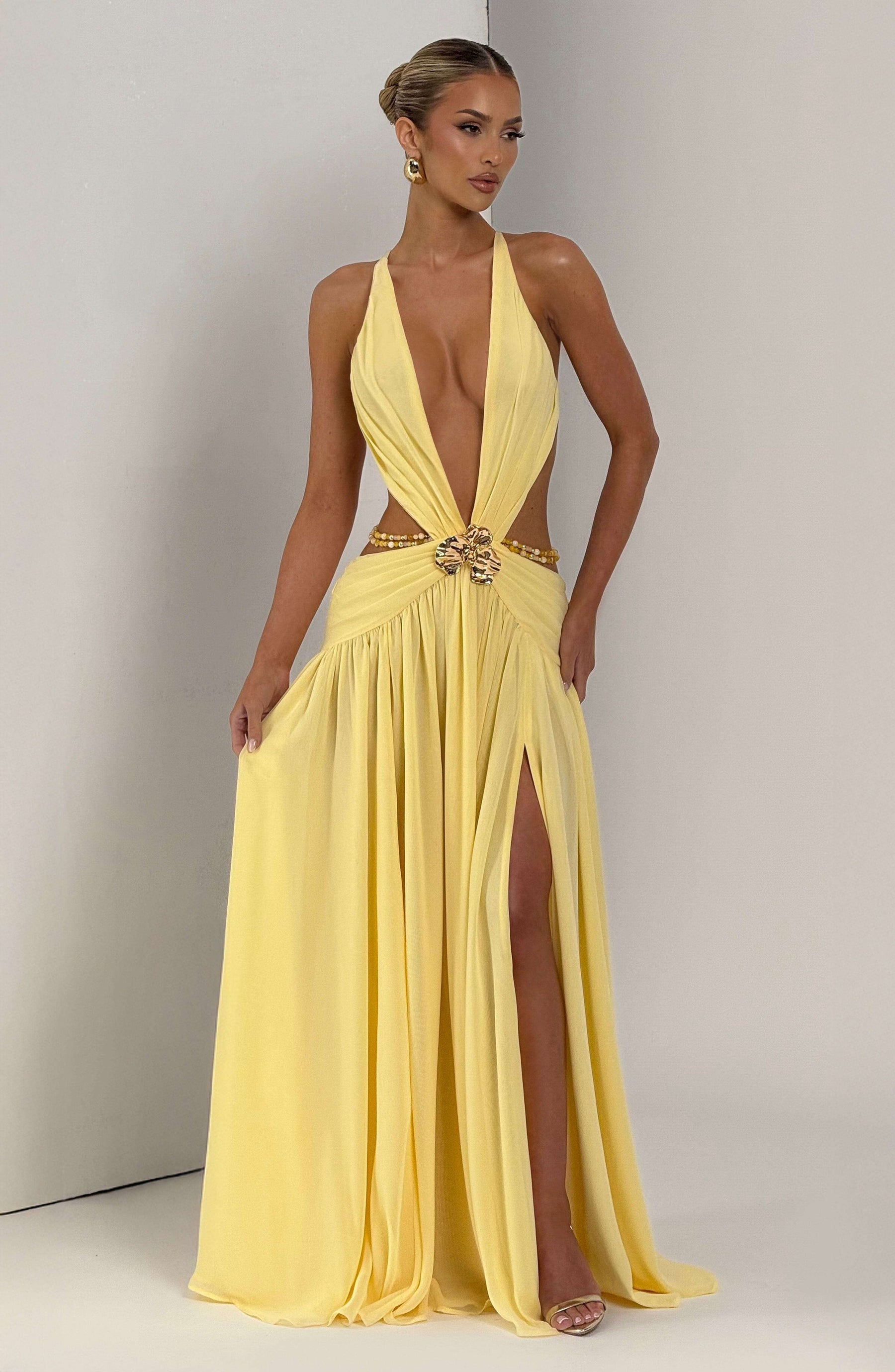 Indianna Maxi Dress - Lemon Ryvelle