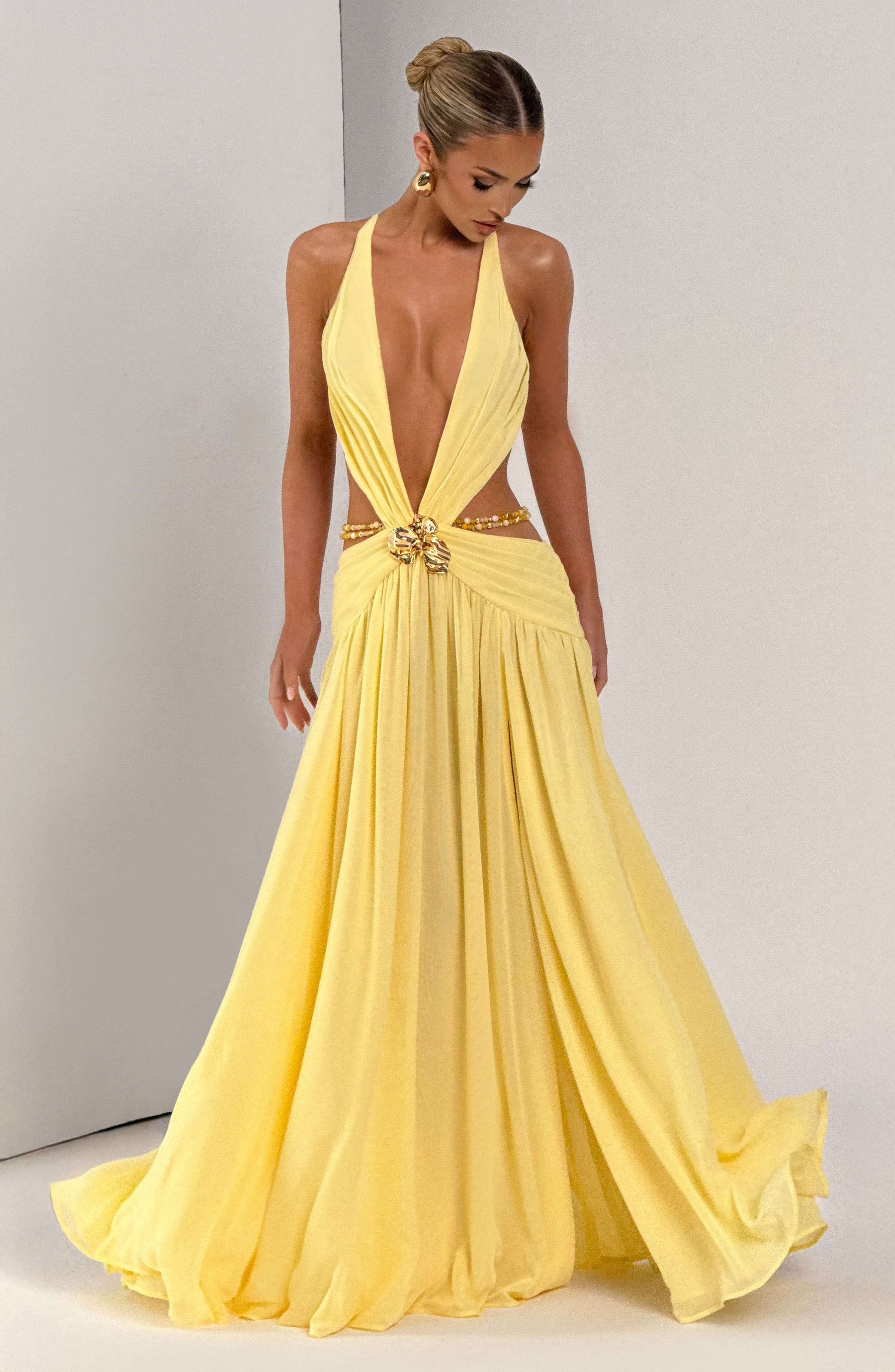 Indianna Maxi Dress - Lemon Ryvelle