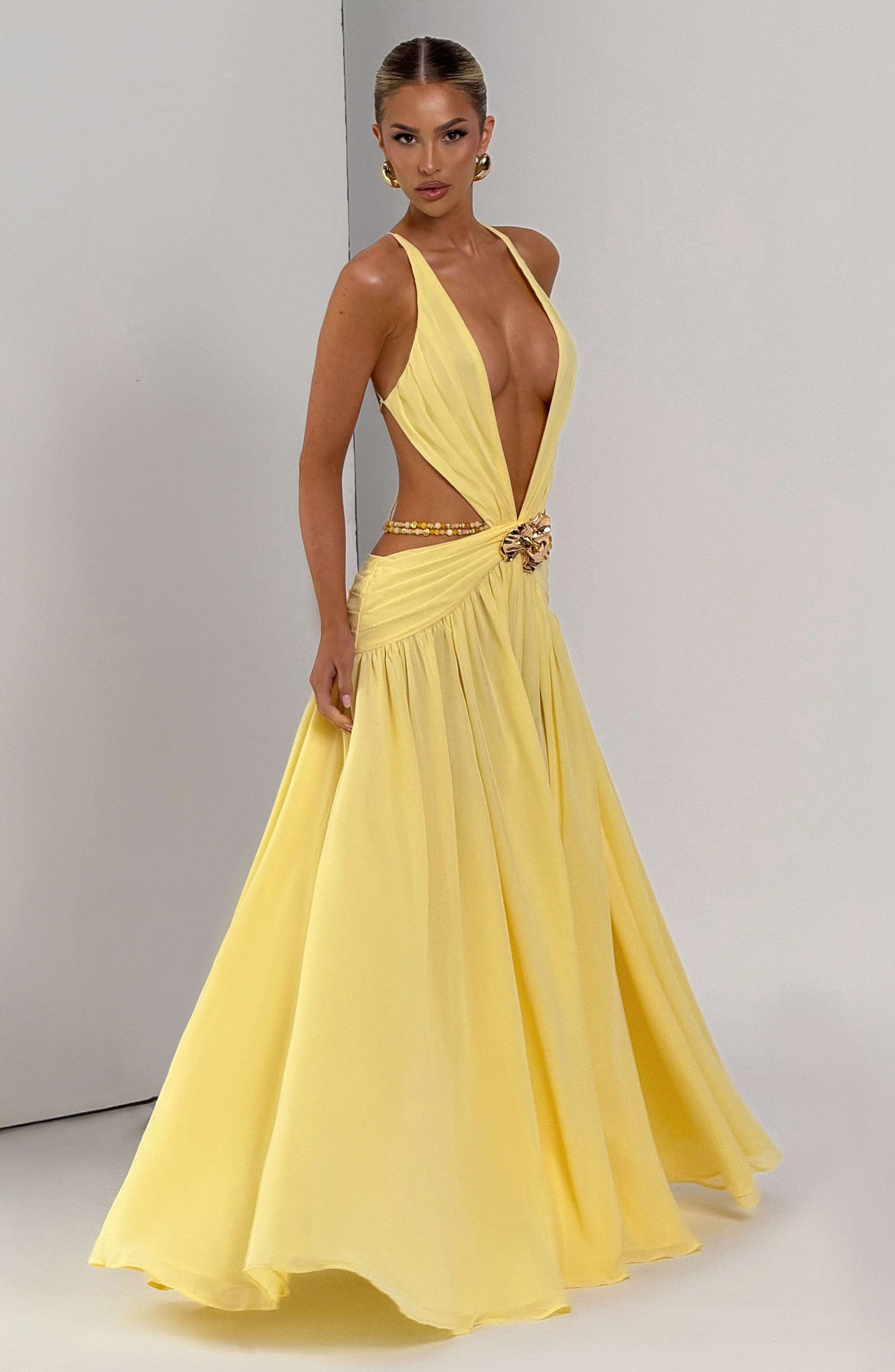 Indianna Maxi Dress - Lemon Ryvelle