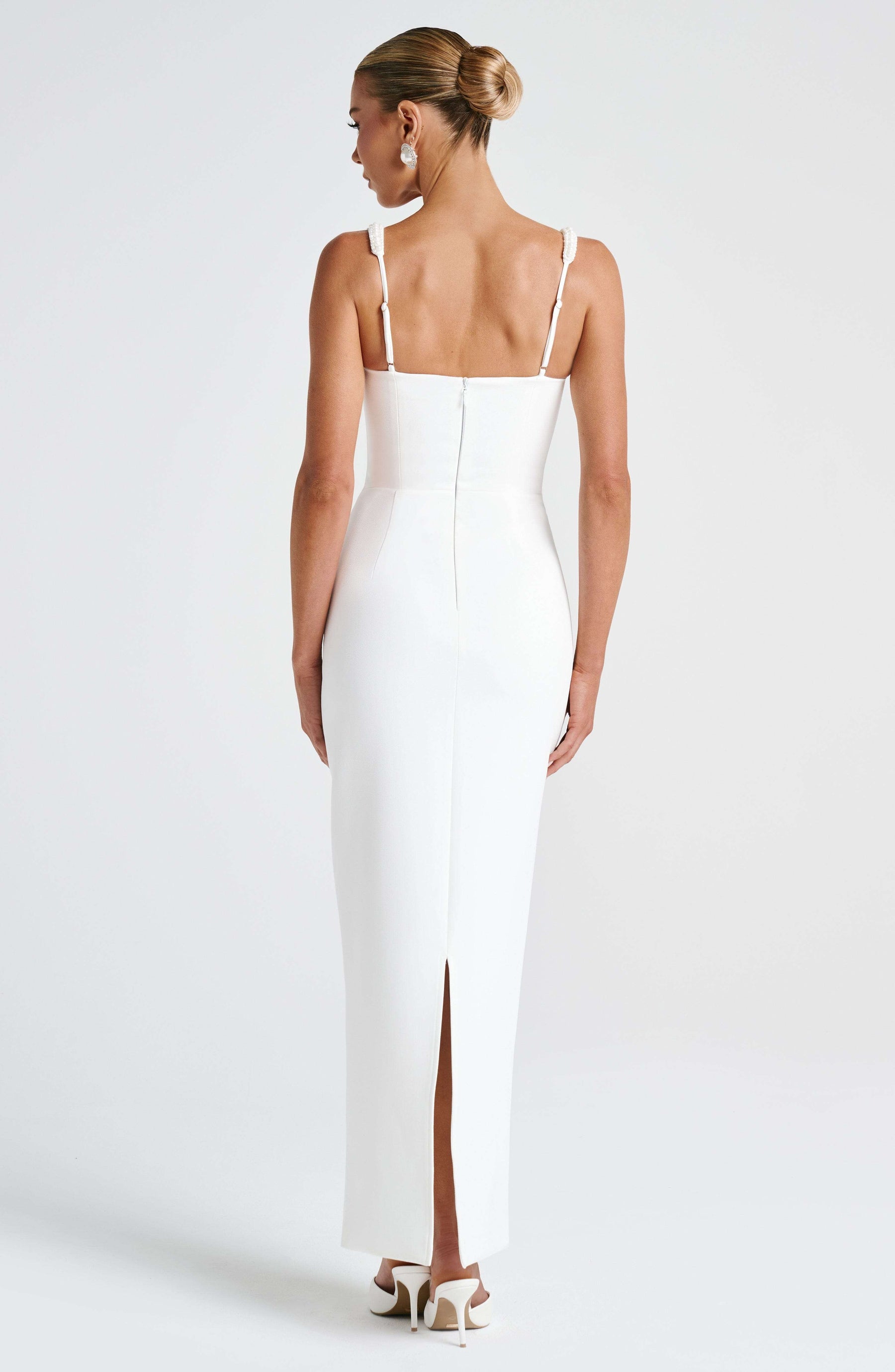 Ines Midaxi Dress - Ivory Ryvelle