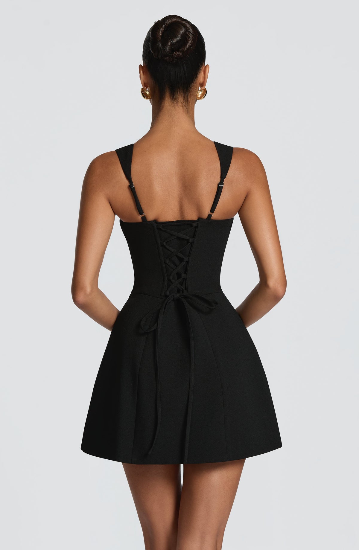 Iona Mini Dress - Black Ryvelle