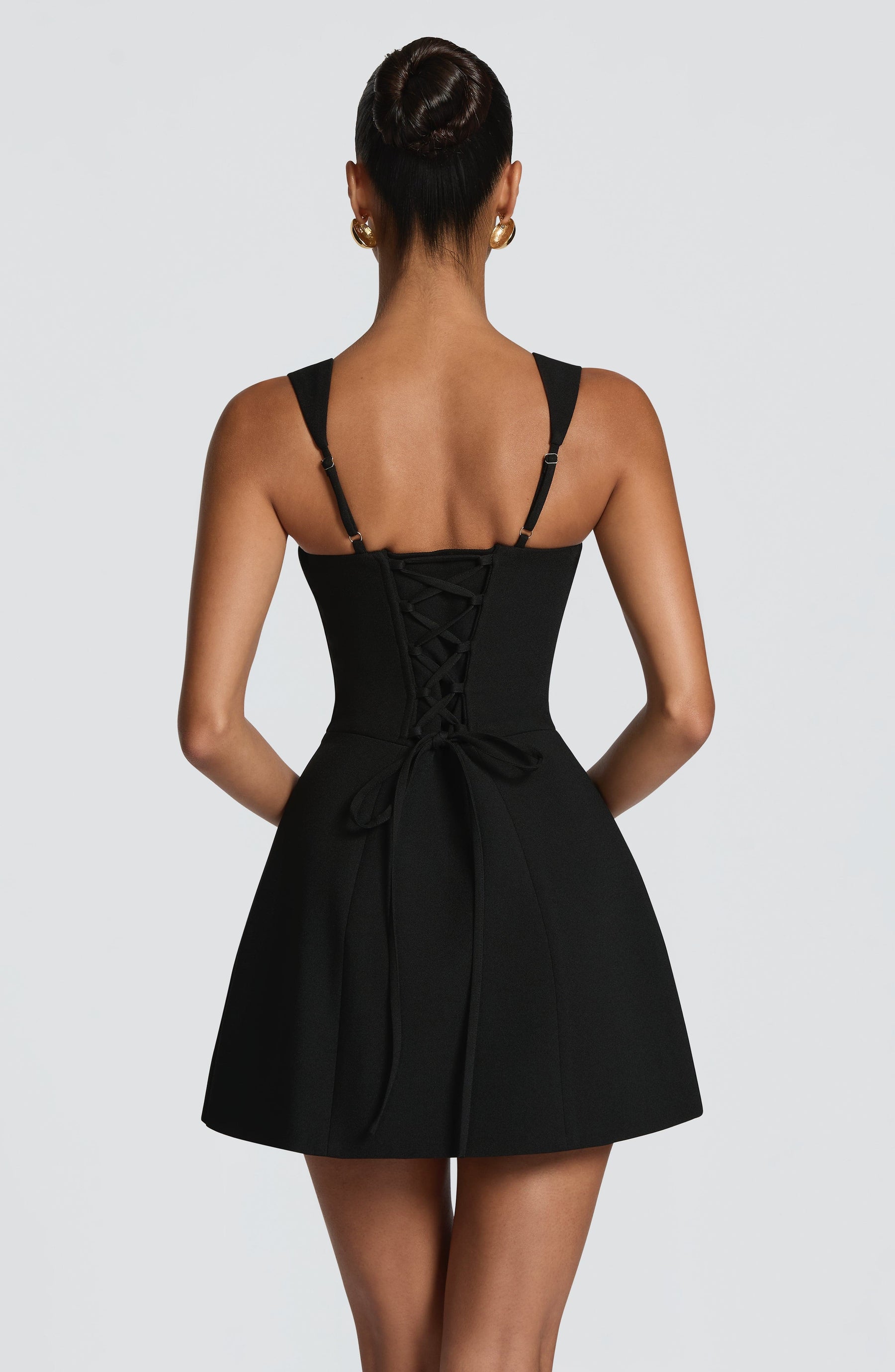 Iona Mini Dress - Black Ryvelle