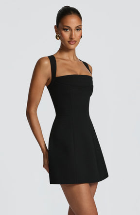 Iona Mini Dress - Black Ryvelle