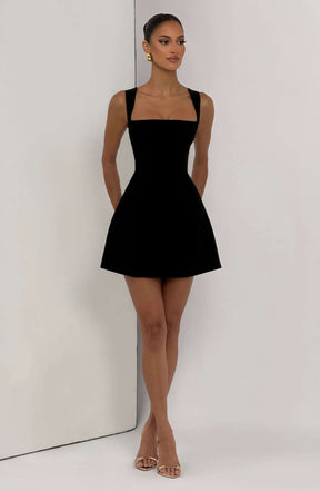 Iona Mini Dress - Black Ryvelle