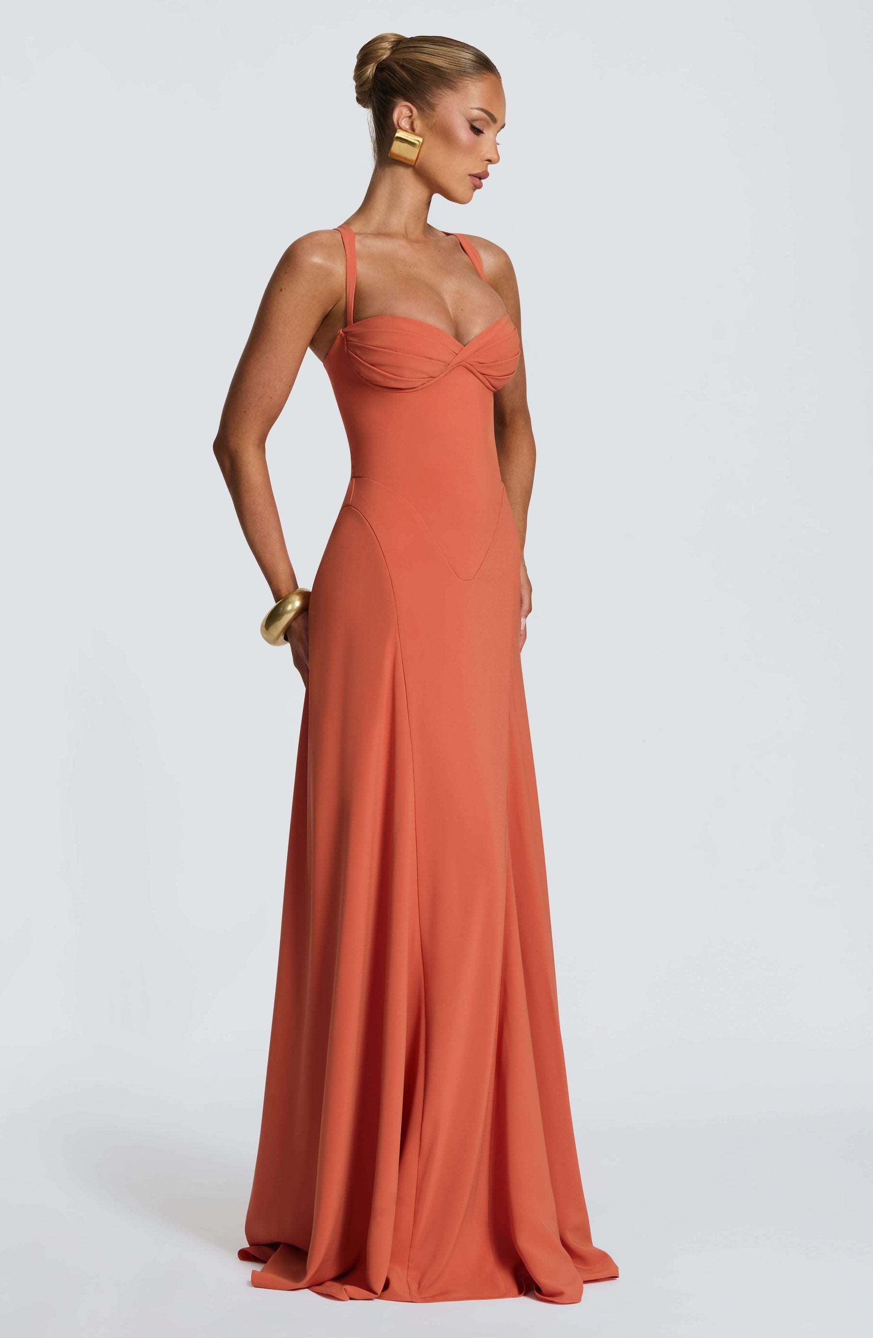 Irie Maxi Dress - Burnt Orange Ryvelle