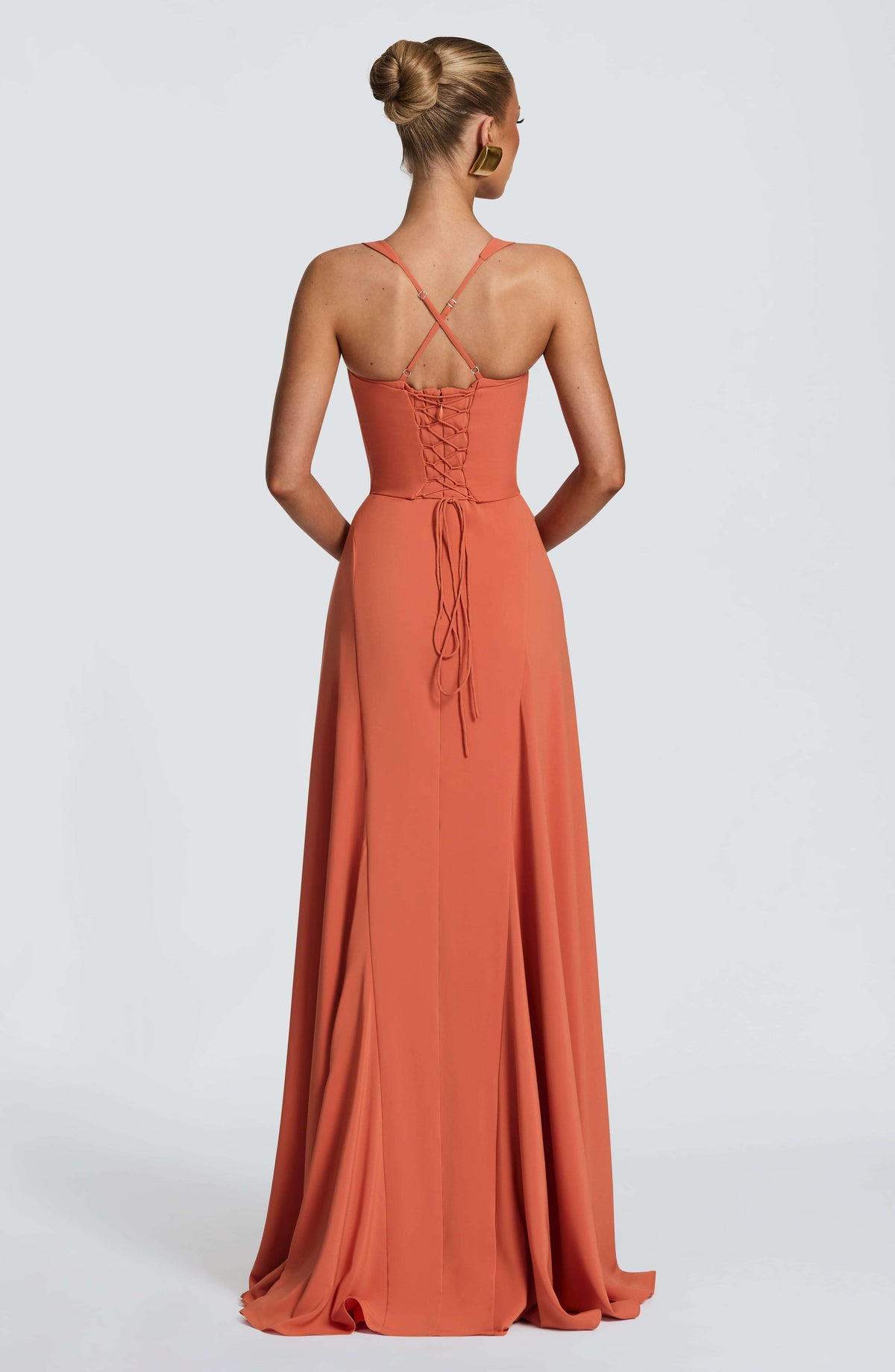 Irie Maxi Dress - Burnt Orange Ryvelle