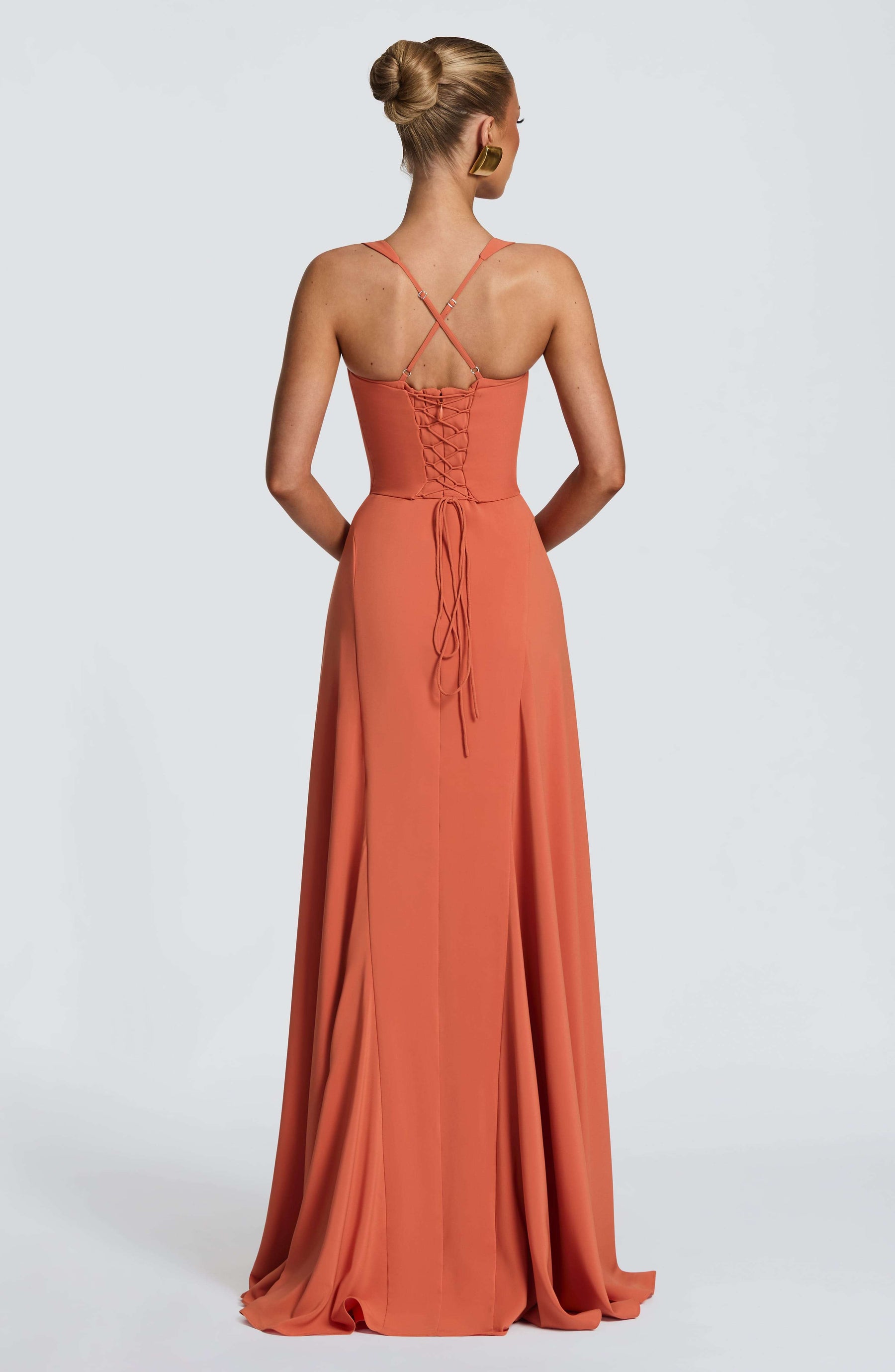 Irie Maxi Dress - Burnt Orange Ryvelle