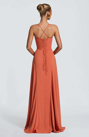 Irie Maxi Dress - Burnt Orange Ryvelle