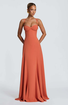 Irie Maxi Dress - Burnt Orange Ryvelle